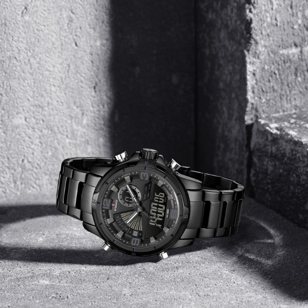 Imagen de RELOJ NAVIFORCE - NEGRO CON CARATULA NEGRA